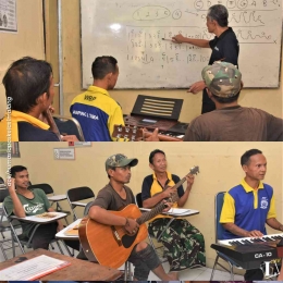 Mengenal dan Belajar Musik di Lapas Kelas I Malang | dok.humas