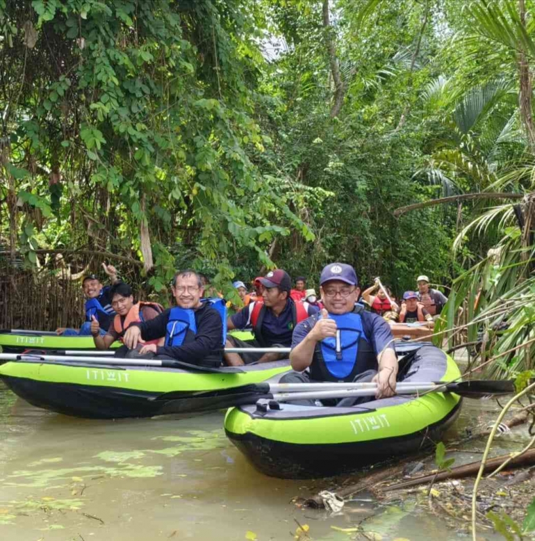 Susur di anak sungai /dok pribadi