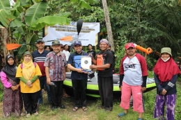 Aktivitas pengabdian masyarakat mendukung wisata susur sungai Bajulmati/dok pribadi