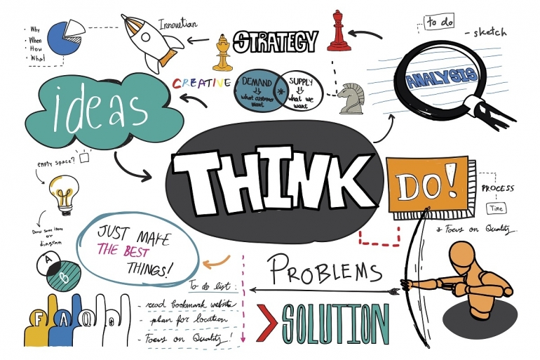 Ilustrasi mengembangkan critical thinking dengan penerapan problem solving. Sumber: Freepik/rawpixel