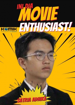 Selamat buat Satria sebagai Movie Enthusiast 2022 (dok, KOMiK)