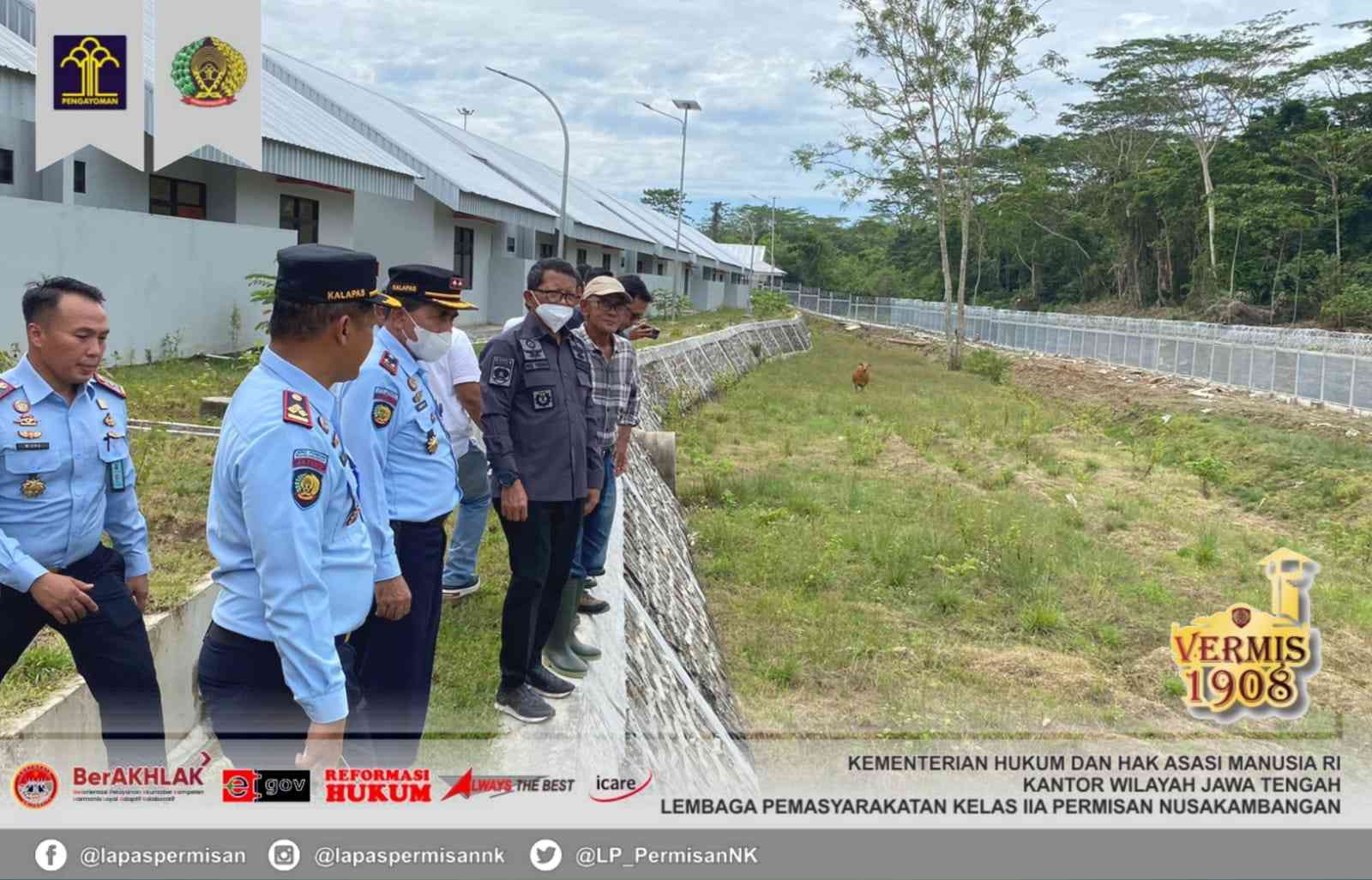 Kalapas Permisan Dampingi Sesditjenpas Kemenkumham RI Tinjau Progres 3 ...