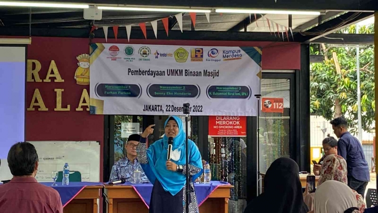 Seminar UMKM Binaan Mesjid di Jakarta (dok UPI YAI)