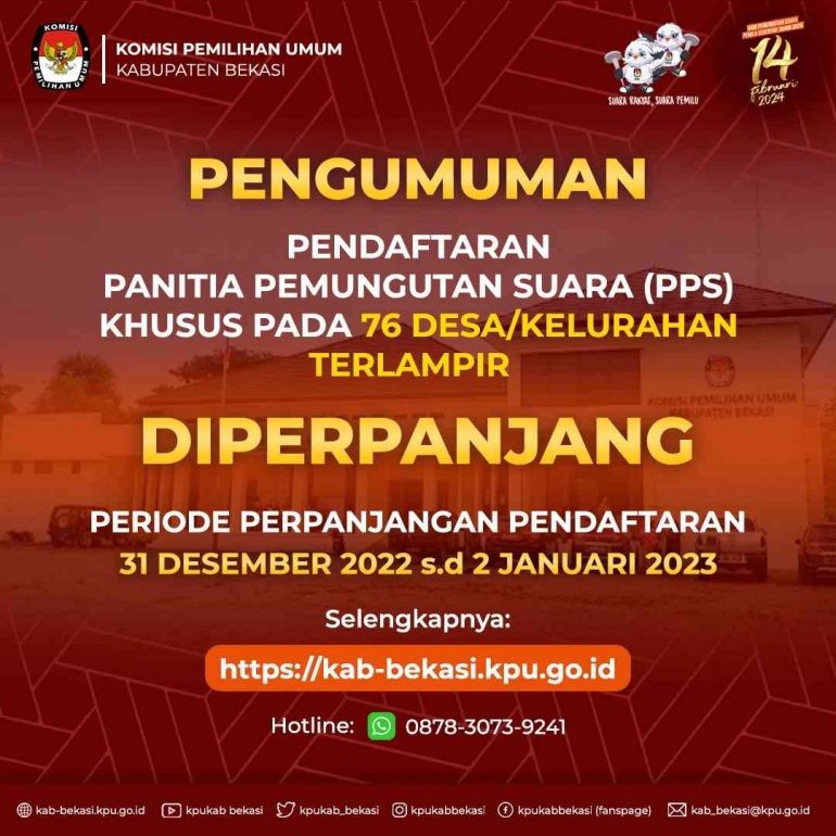 Dok. KPU Kabupaten Bekasi.