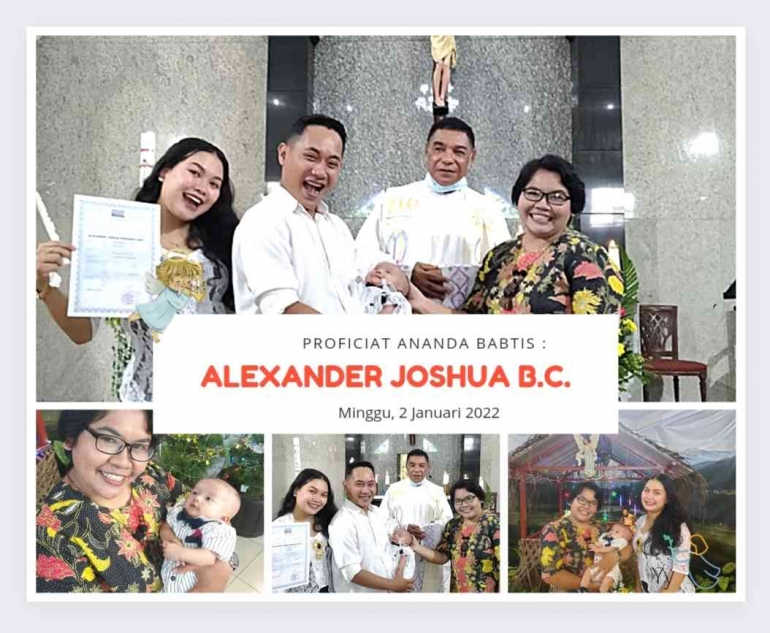 Hadiah Anak Babtis di Januari 2022 : Baby Joshua | Dok. Pribadi 