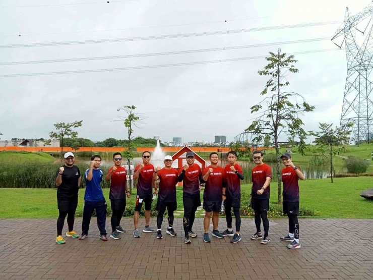 Potret Teman-teman Tangerang Runners. Sumber: Trisnanto/TNG Runners