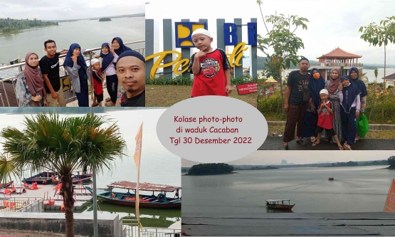 kolase photo di Waduk Cacaban tgl 30 Desember 2022