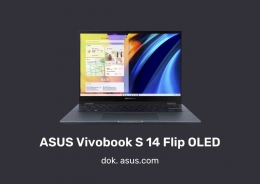 Asus Vivobook S 14 Flip OLED. (foto: asus.com)