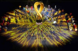 Seremony Pembukaan Piala Dunia Qatar 2022 yang luar biasa (foto: REUTERS)