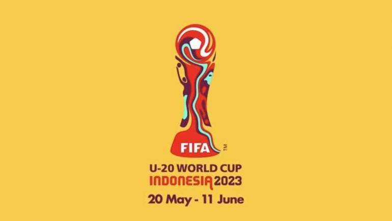 Logo Piala Dunia U-20 Indonesia 2023 (foto: dok/kemenpora.go.id)