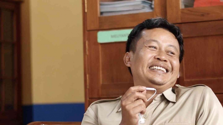 Mulyana, guru honorer di SD Negeri Cikeruh, Sumedang, Jawa Barat. (Foto: Dok. pribadi)