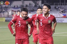 Timnas Indonesia melawan Filipina di Piala AFF 2022. Foto: PSSI.