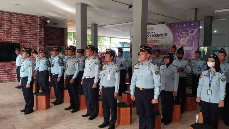 Apel awal tahun Lapas Narkotika Karang Intan (Dokpri)