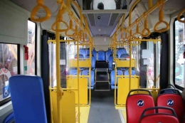 Bus litrik yang terintegrasi Jaklingko. (Foto: dok Pemprov DKI Jakarta)