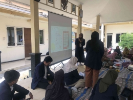 Sosialisasi Program Kerja Pendirian & Pengelolaan TBM Desa Tanjung oleh Kelompok KKN-T Gresik 3 UNESA  (Dokpri)