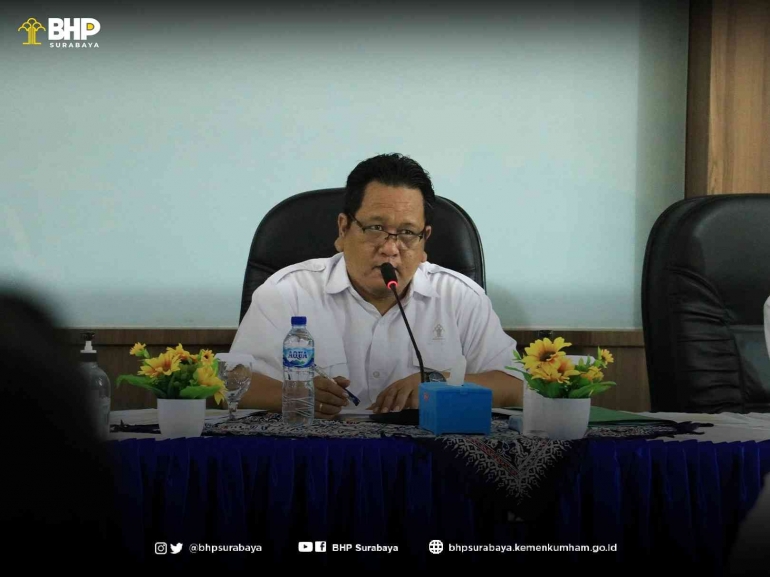 sumber: dok. Humas BHP Surabaya/Kepala BHP Surabaya, Hendra Andy Satya Gurning