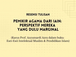 Resensi tulisan Prof Azyumardi (Sumber: dokpri)
