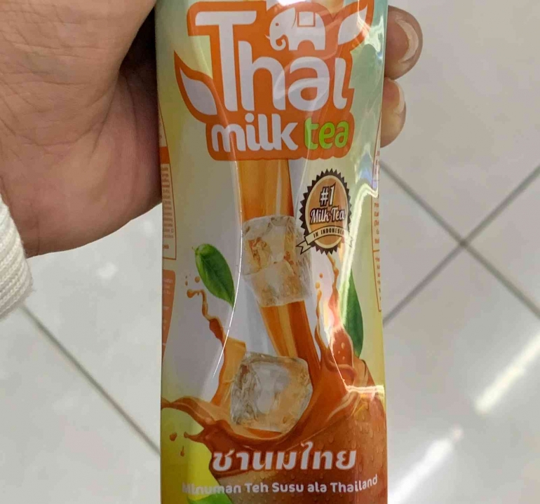Salah satu produk minuman ThaiTea. (Dokumentasi Pribadi)