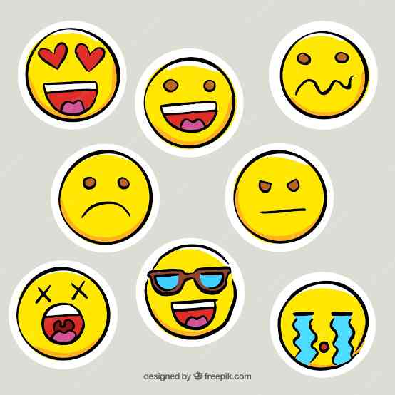 Bermacam-macam emoticon, Sumber gambar: freepik