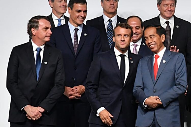 ilustrasi: Presiden Jokowi di KTT G20, di Osaka, Jumat (28/6/2019). (Biro pers setpres via kompas.com)