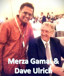 Image: Kakek Merza di suatu kesempatan belajar  Leadership dan Model SDM bersama Prof. Dave Ulrich