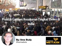 Praktik Latihan Kesabaran Tingkat Dewa di India (gambar: rapidleaks.com, diolah pribadi)