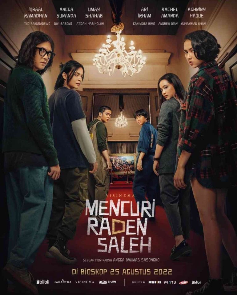 Poster Film Mencuri Raden Saleh (Sumber: tweet @watchmen.id)