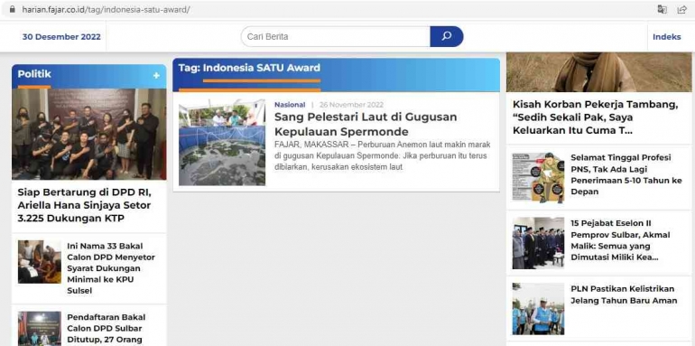 Informasi Indonesia Satu Award 