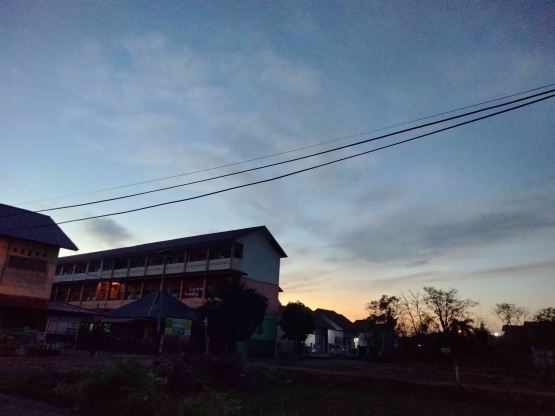 Suasana pagi hari.dokumetasi pribadi.