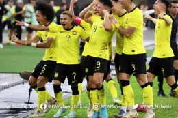 Perfoma Malaysia yang semakin membaik menjadi ancaman bagi semi finalis AFF 2022. (sumber: FAMalaysia via kompas.com)