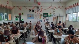 Murid-murid sedang belajar. (Foto: Dokpri)