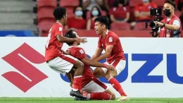 Indonesia versus Singapura di semifinal Piala AFF 2020 (sport.detik.com)