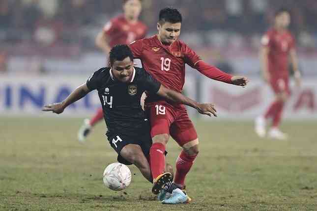 Indonesia harus tersingkir dari Piala AFF 2022 usai kalah 2-0 dari Vietnam. | Sumber: bola.net