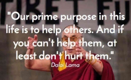  Ilustrasi kutipan oleh Dalai Lama | Sumber foto: kejarmimpi.id