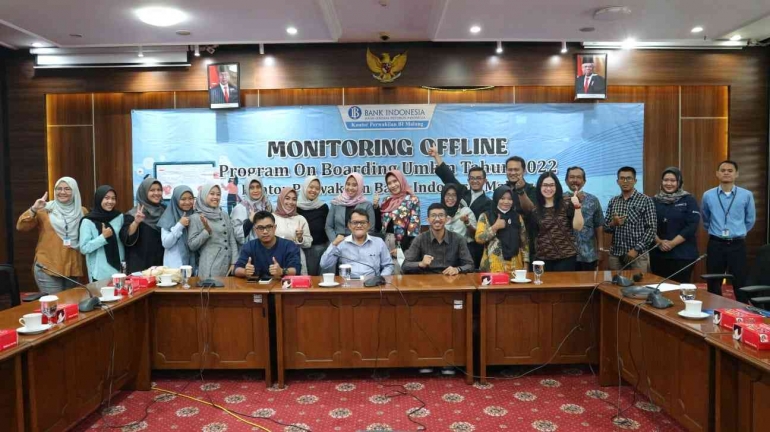 Monitoring bulanan bersama Bank Indonesia Malang, 2022