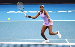 Aksi Venus Williams dalam sebuah pertandingan. (sumber foto: RNZ / Photosport)