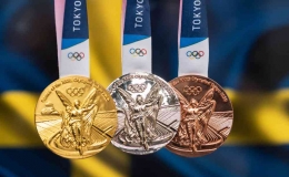 Ilustrasi medali emas, perak, dan perunggu (bareksa.com/Abdul Malik)