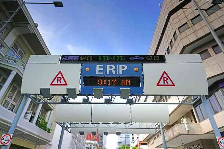 Ilustrasi ERP atau jalan berbayar (Shutterstock)