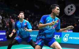 Fajar/Rian diharapkan menjadi pernah gelar Indonesia (Foto Facebook.com/Badminton Indonesia) 