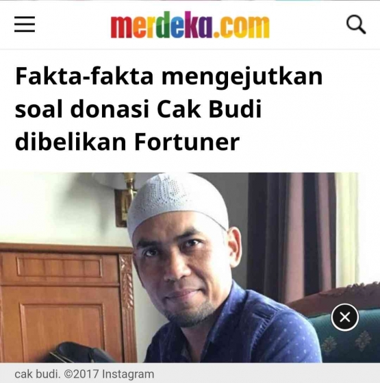 Kasus Penyalahgunaan Dana Donasi | Sumber Merdeka.com