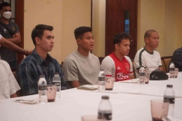 Punggawa Timnas, Nadeo, Edo, Egy dan asisten pelatih Nova Arianto (Dok PSSI)