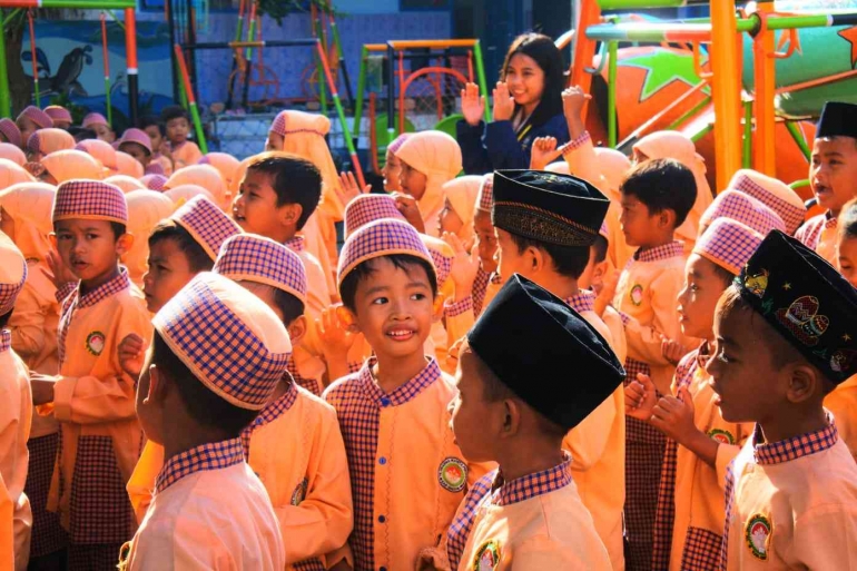 Pembiasaan baris-berbaris/dokpri