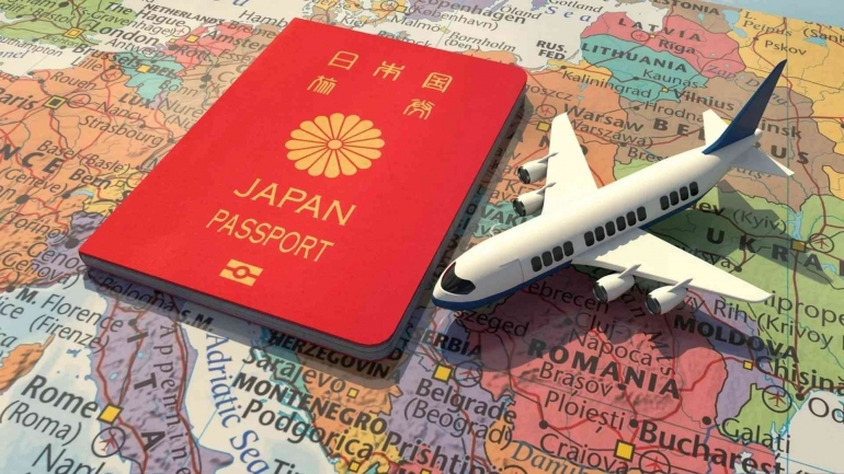 Ilustrasi paspor Jepang. Sumber: www.travelandleisureasia.com