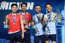 Senyum Juara (Foto Facebook.com/Badminton Indonesia) 