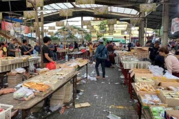 Pasar Subuh Senen|dok Kompas.com/Zintan Prihatini