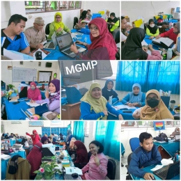 MGMP di SMPN 164 Jakarta. (Foto: Dokumentasi SMPN 164 Jakarta Selatan)
