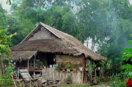 Rumah keluarga Pak Yudan Balang di Krayan yang tentram| Dokumentasi pribadi/Istimewa 