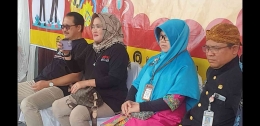 Hadir dalam acara tersebut Kepala Dinas Pendididikan dan Kebudayaan Provinsi Jawa Tengah Dr Uswatun Hasanah, S.Pd, M.Pd (dua dari kiri)  Dokpri