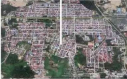 Sumber: Pola Jalan kota balikpapan. Google Satelit.2020