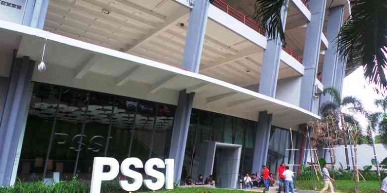 Kantor PSSI di Stadion Utama Gelora Bung Karno, Jakarta. (Sumber foto: Kompas.com)